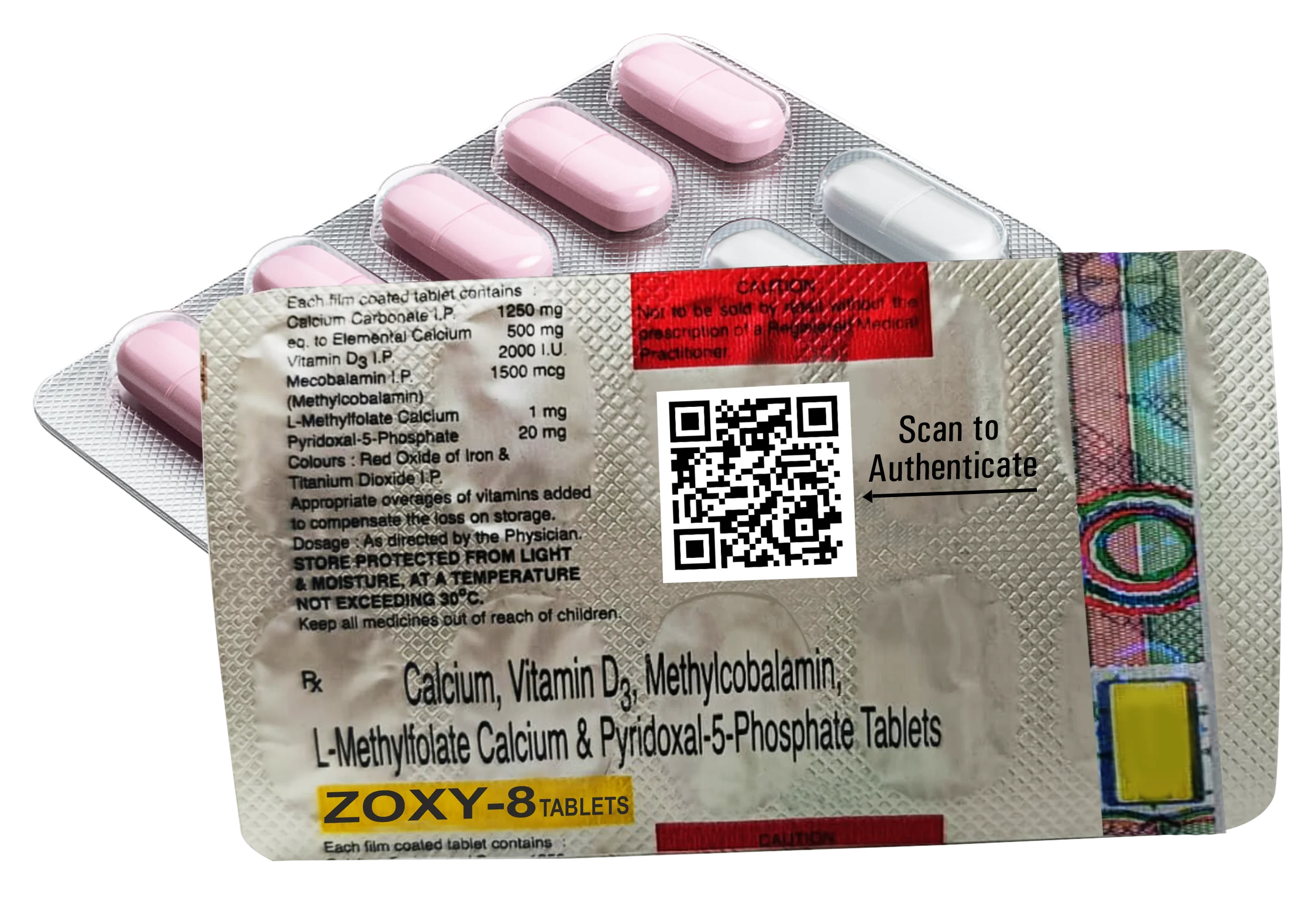 Transparent Holographic Strip