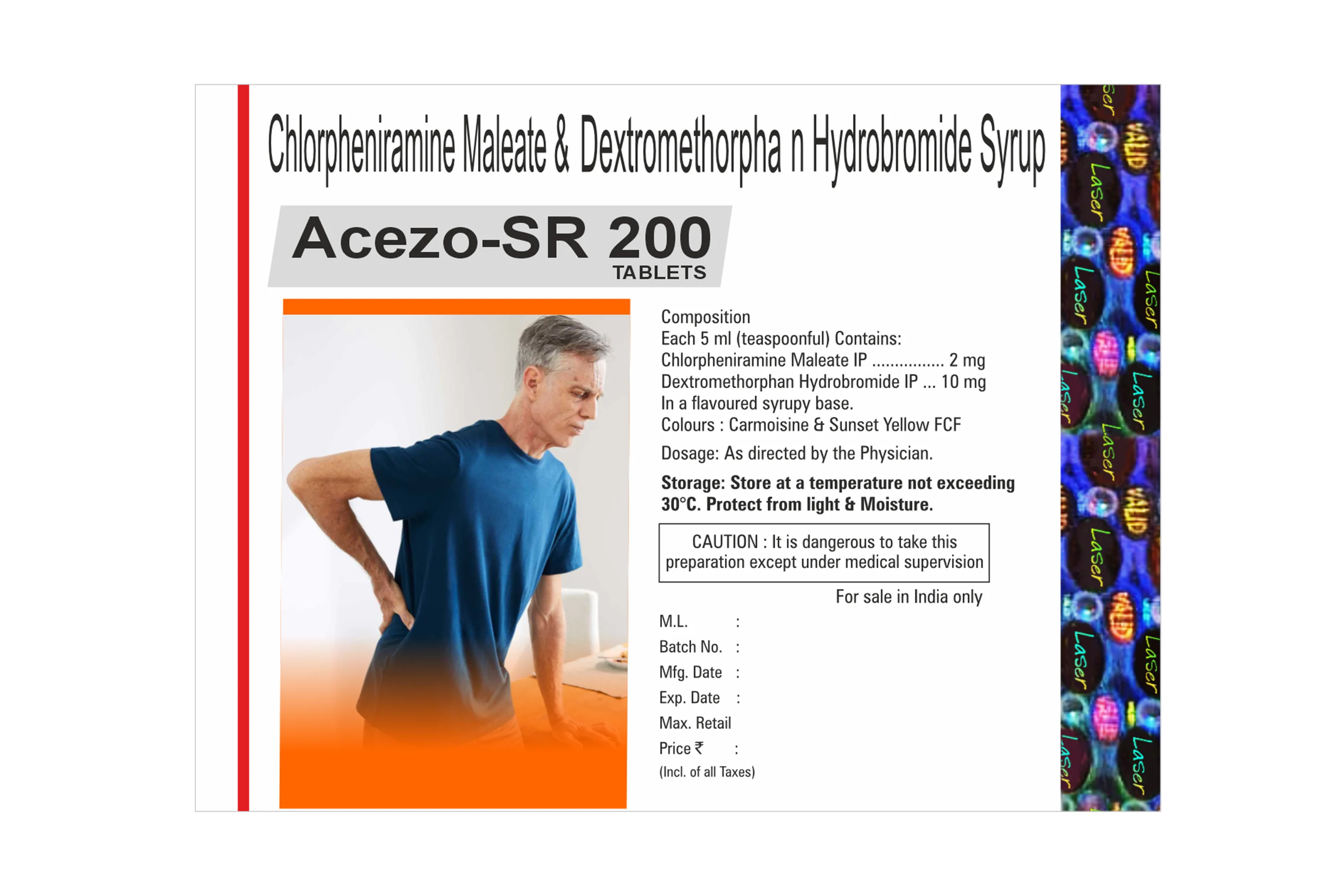 Holographic Cut Label